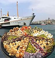 Vista 28 de Hafiz Mustafa 1864 Istanbul Baklava Pastry Box - Baked Baklava Dessert Snacks Made from Fresh Phyllo Dough Sheets, Pistachio, Hazelnut, Walnut