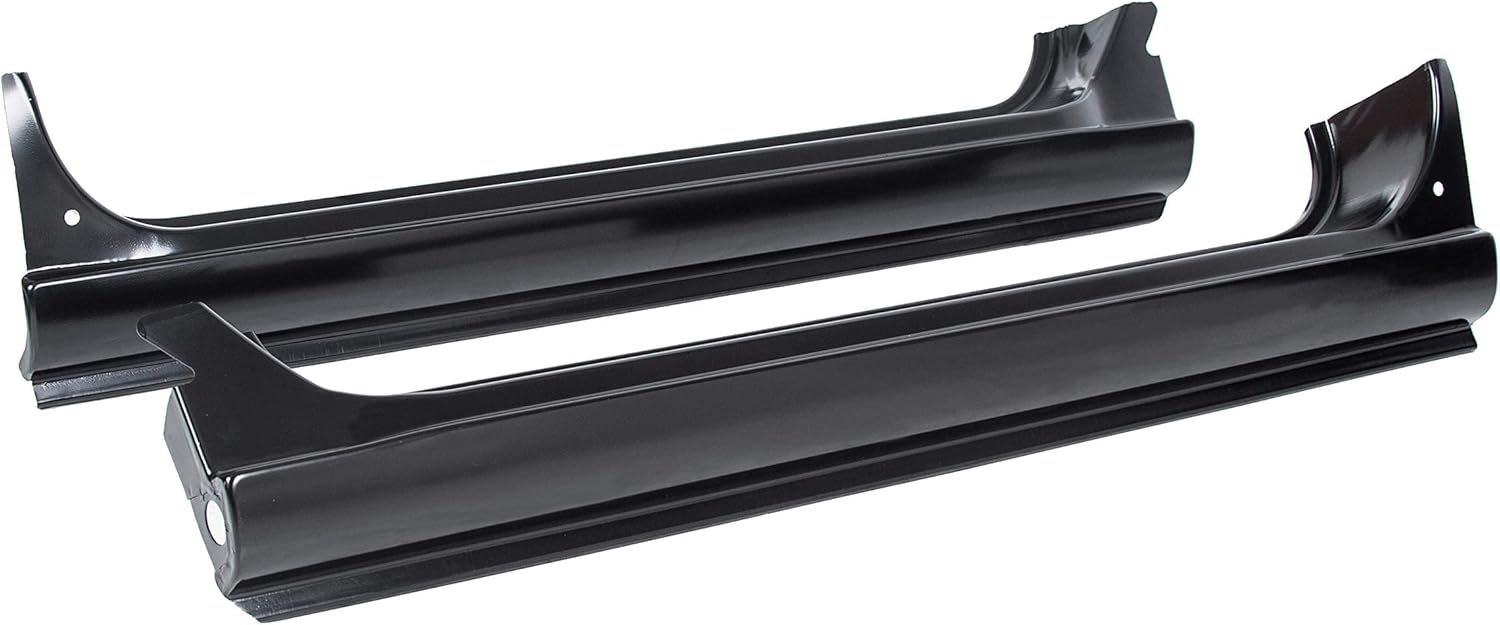 ECOTRIC Full Rocker Panels Compatible with 1967-1972 Chevy Chevrolet GMC C10 Truck w/Inner Patch Panels Replacement for GM1600102 GM1601102