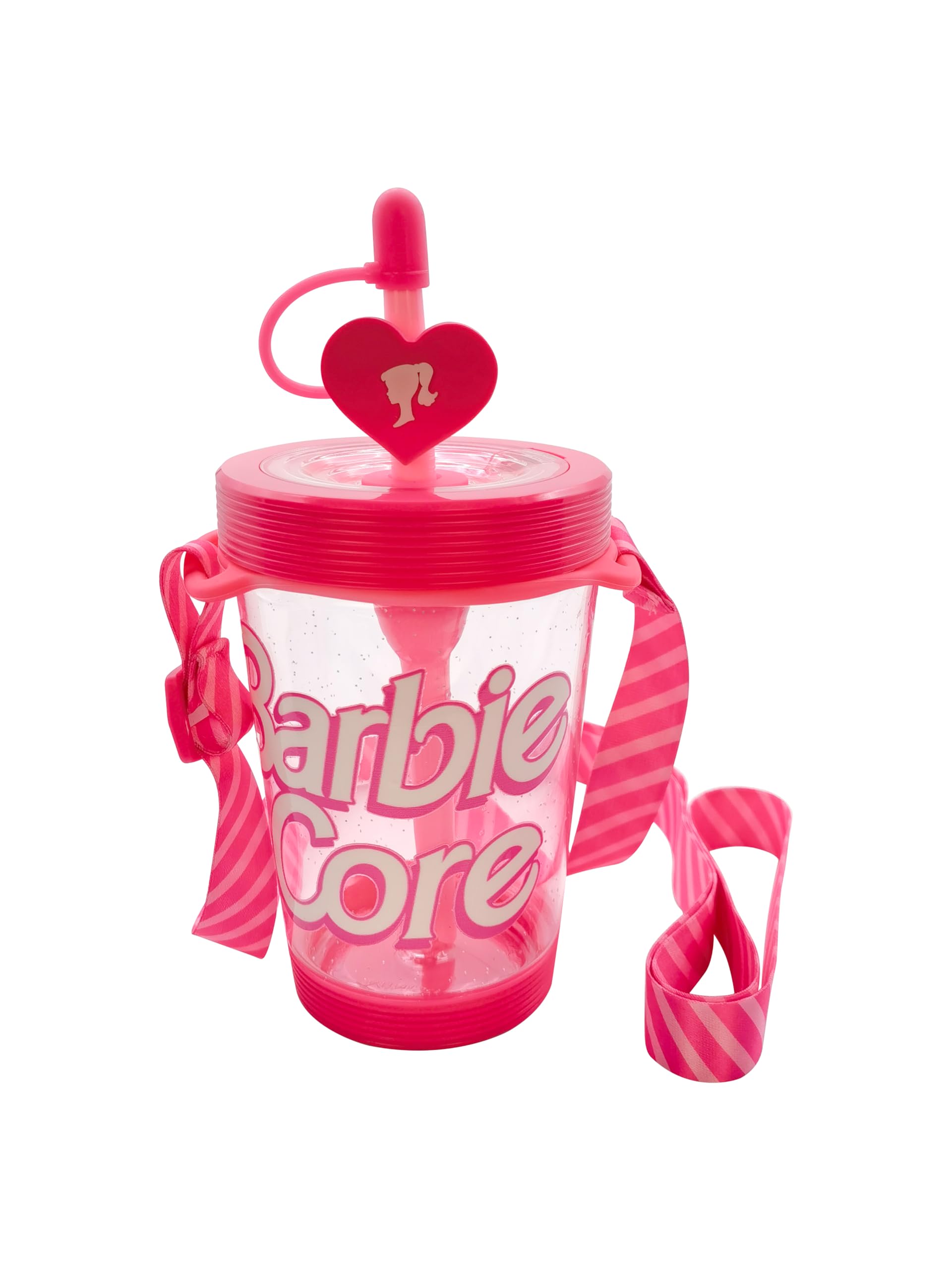 Askılı Barbie Lisanslı Plastik Şişe (535ML) by MINISO