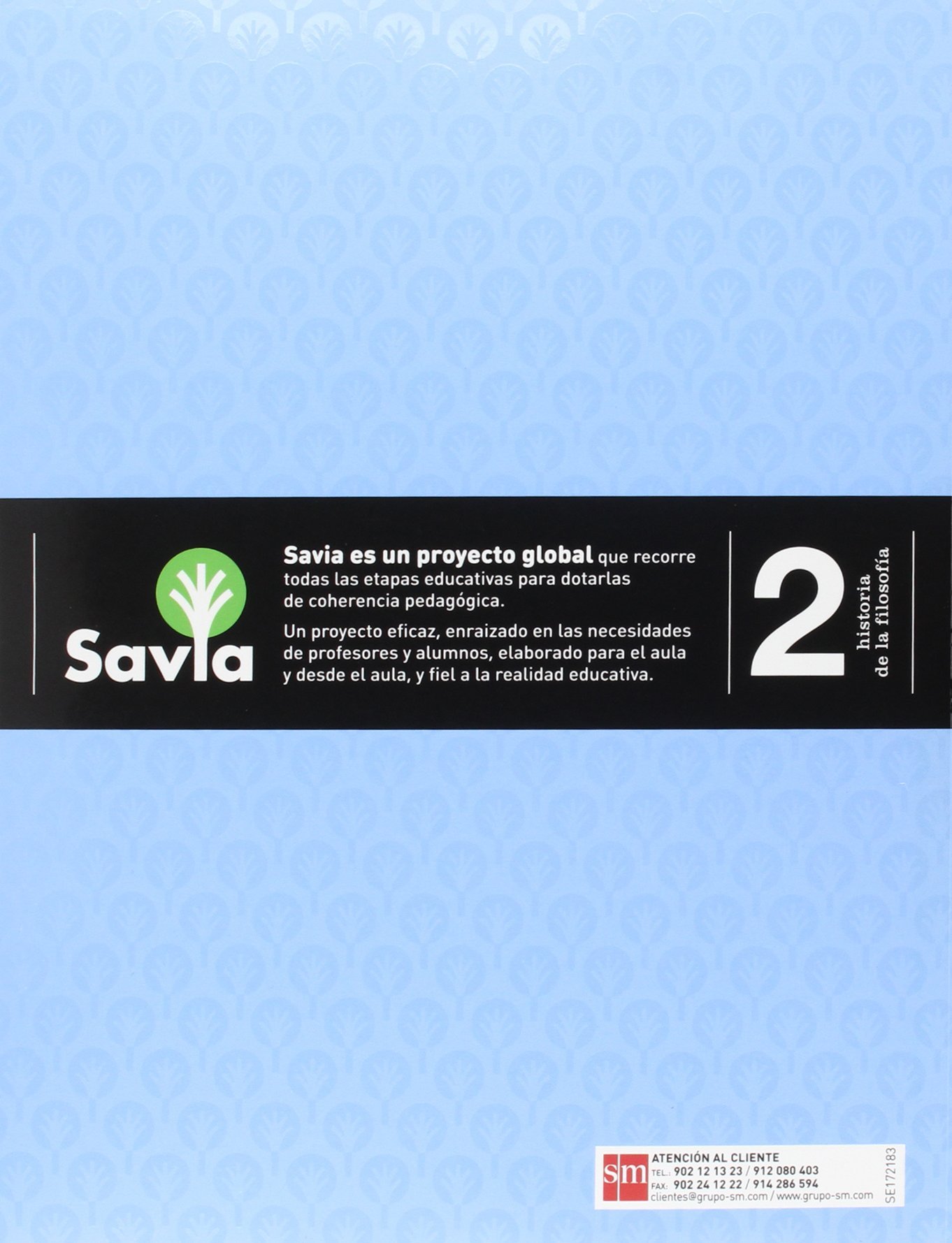 Historia de la filosofía. 2 Bachillerato. Savia