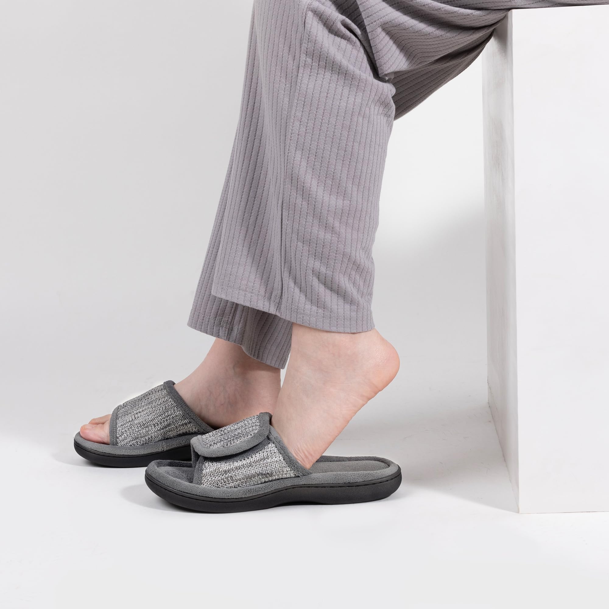 RockDove Pantofole da Donna Avvolgenti Regolabili in Memory Foam