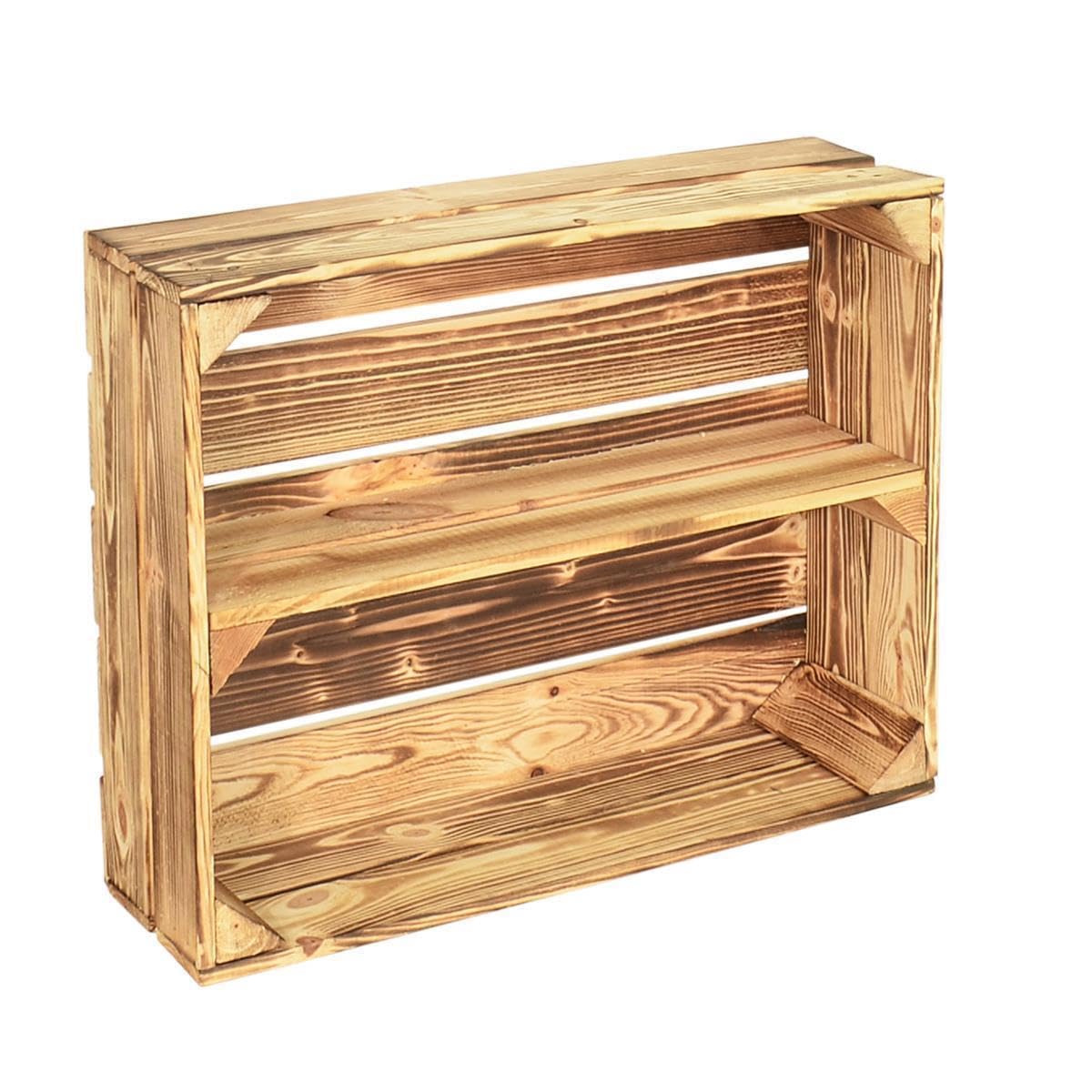 CHICCIE Estantería de madera estrecha (50 x 40 x 15 cm)