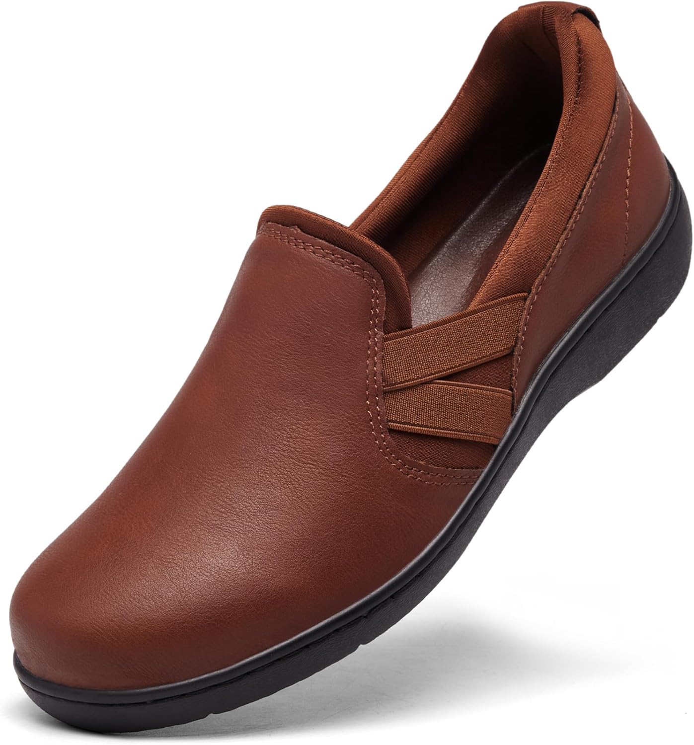 UZB Orthopedic Loafers for Women Slip on Shoes Comfortable Casual Dress Shoes with Memory Foam