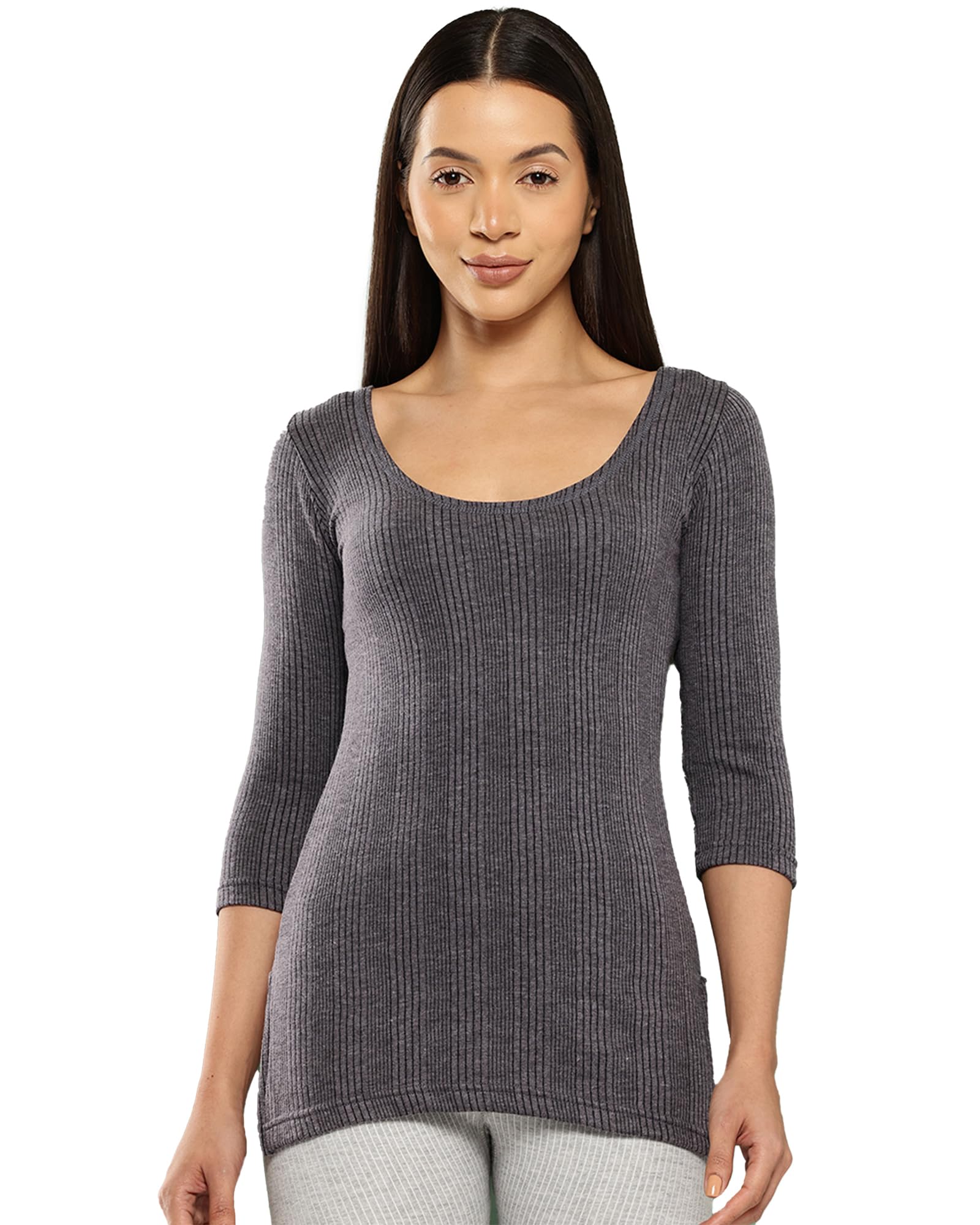 Women Cotton-Poly Thermal Tops-image-35