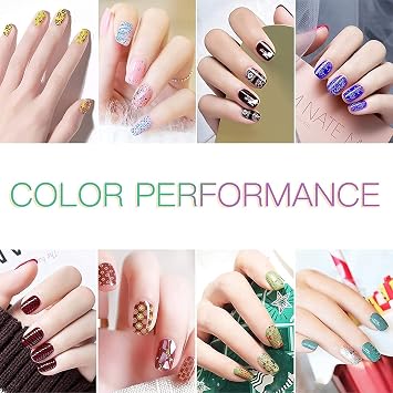 Biutee Nail Stamping Polish Kit 12 Colors Nail Art Stamp Polish Set White Black Red Manicure Print Fingernail Stamp print Polish for Stamping Plates Holiday (Air Dry)
