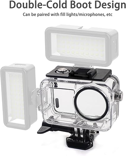 Miniatura 6 de OKFUN Carcasa impermeable de 164.0 ft164 pies compatible con DJI Osmo Action 5 Pro Action4 Action3 protección de buceo cubierta protectora con