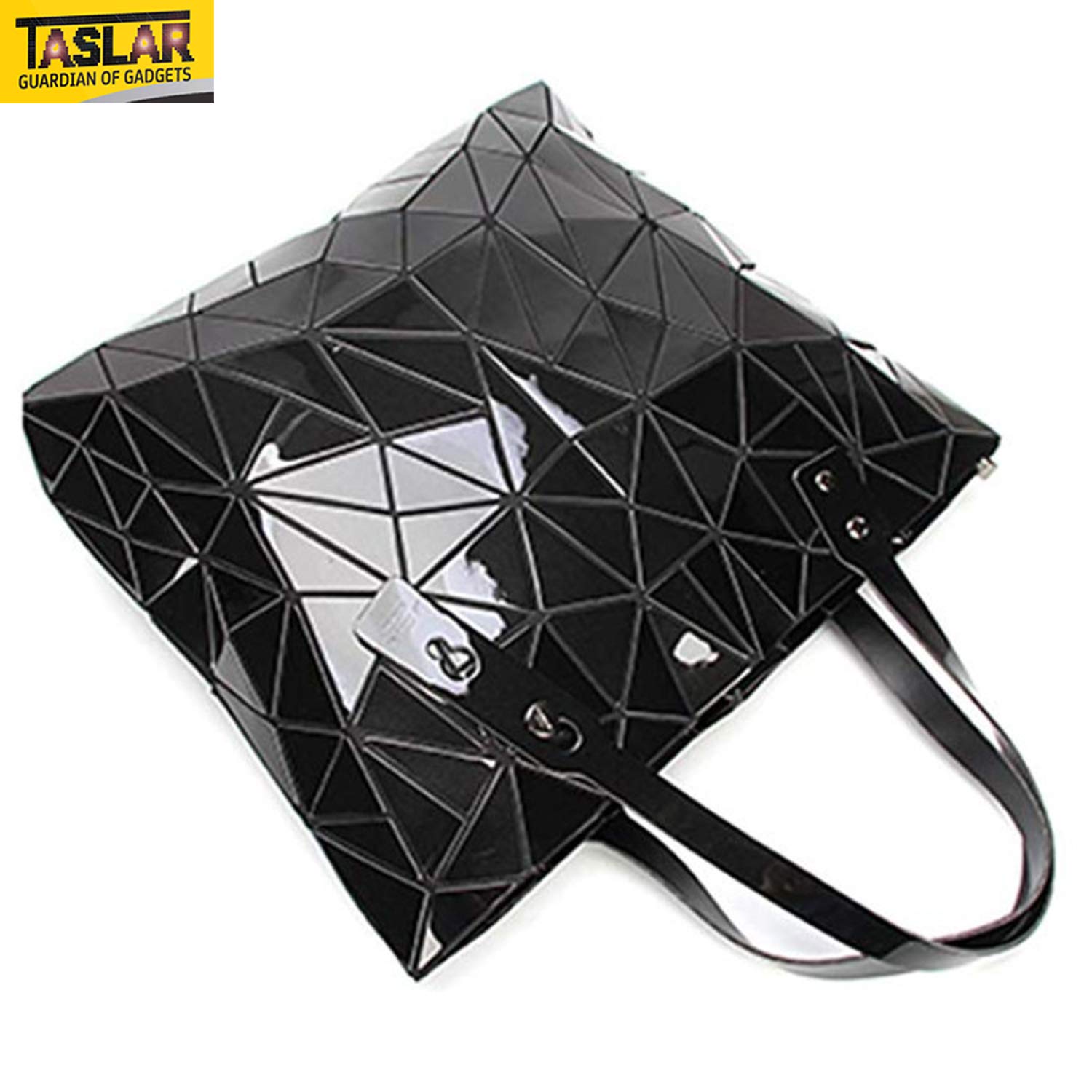 TASLAR Geometric Luminous Crossbody Bag Women Tote Bag Holographic Purses and Flash Reflective Shoulder Clutch Bag for Girls, Women 2