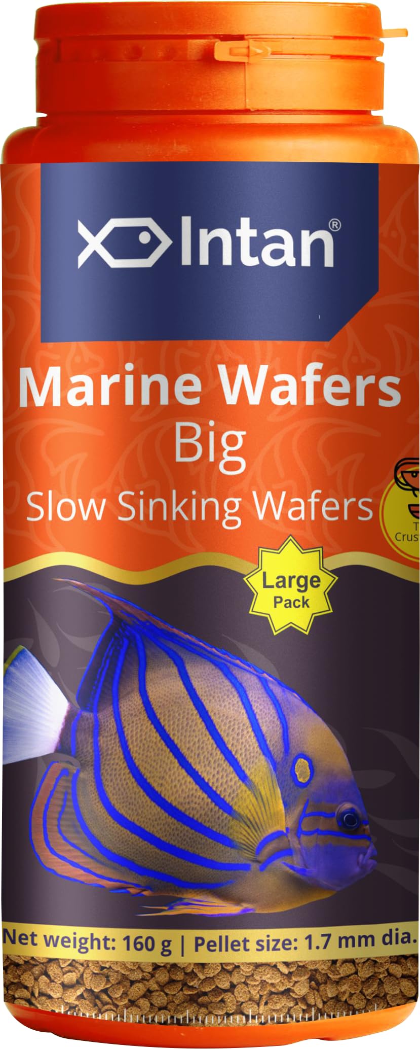 Aquatic Intan Marine Wafers Big for Fish| Slow Sinking Wafers for Marine Fish | Large Pack 160 Gram, 1.7 mm Dia (B0CSW4RL5K) Amazon Price History, Amazon Price Tracker
