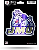 Vista 43 de Rico Industries NCAA - Calcomanía metálica troquelada de 5 x 7 pulgadas (decoración automática o para el hogar)