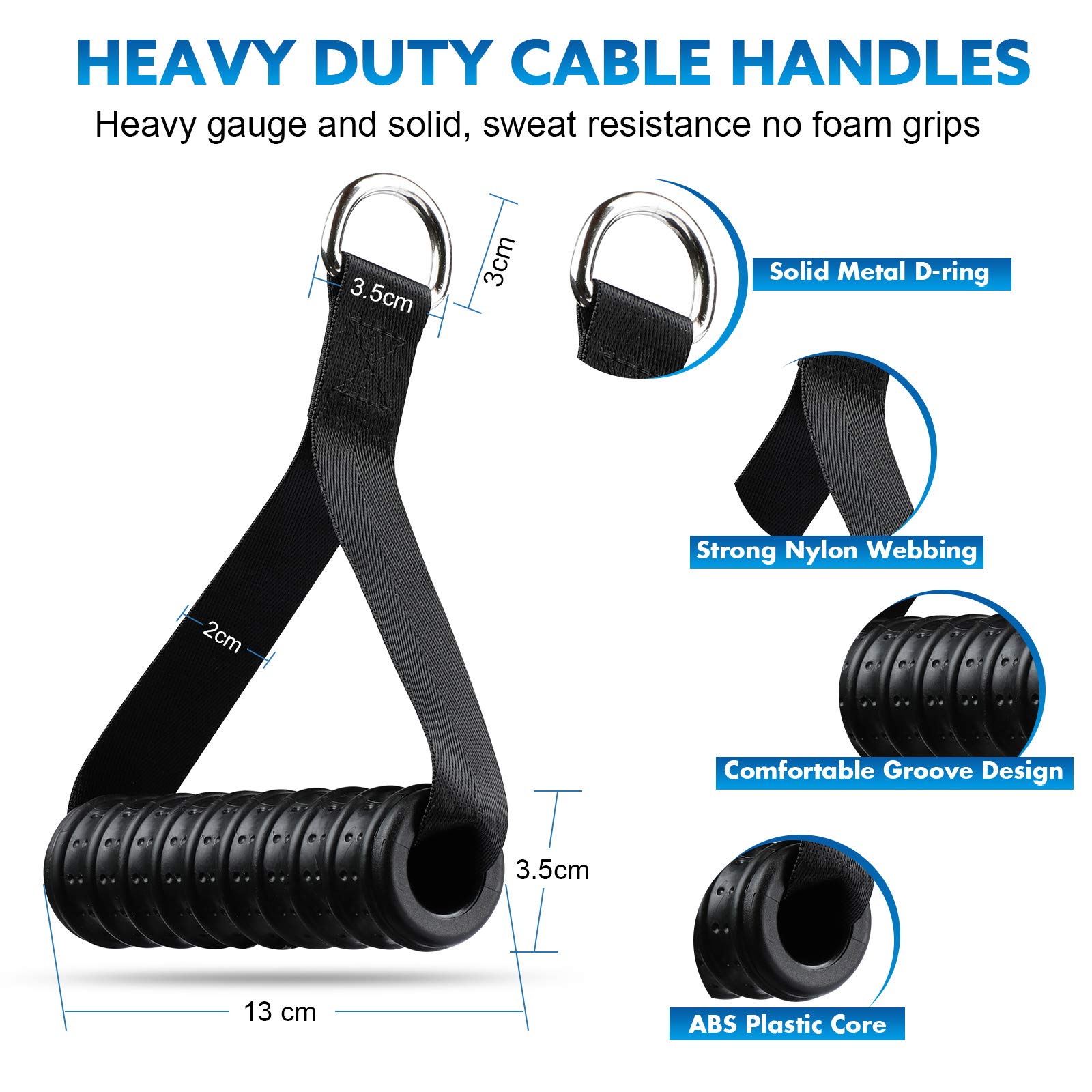 Elikliv DIY Pulley Cable Machine Attachment System, Fitness Cable Pulley System Home Gym