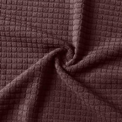 Miniatura 7 de BESPORTBLE Protectores de brazo de silla, funda elástica para reposabrazos de sofá, funda protectora elástica para el hogar, oficina, sillón