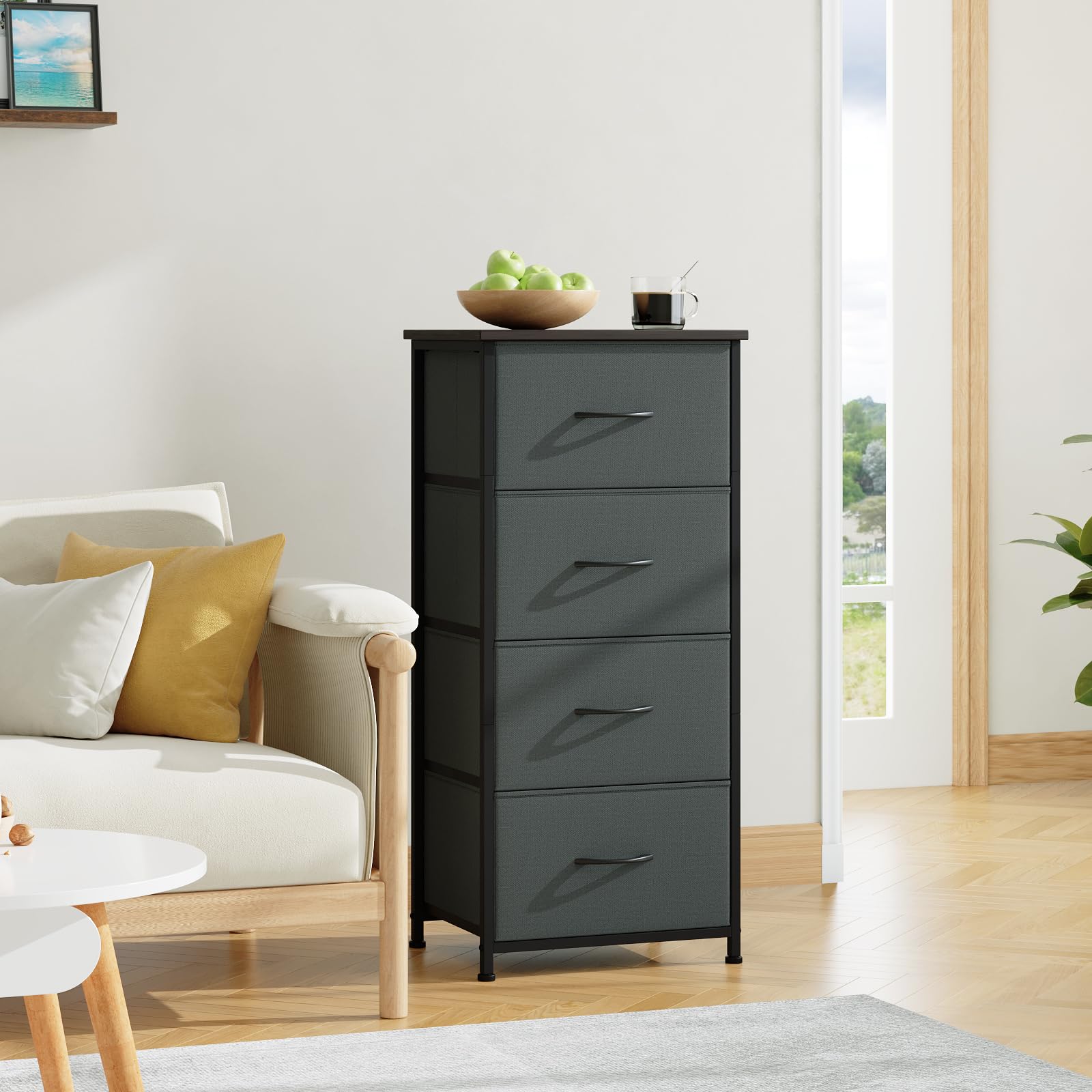 Amazon｜Somdot チェスト タンス 収納 隙間 スリム 洋服タンス