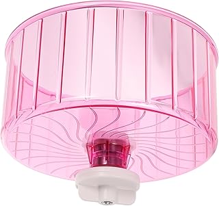 POPETPOP Roda De Corrida Para Hamster Rodas De Exercício Silenciosas Para Pequenos Animais Substituição Para Rato Gerbil Ratos Chinchilas Ouriços Porquinhos-Da-Índia Rosado