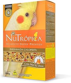 NuTrópica Farinhada Calopsita com Mel, Ovos e Frutas - 200 g
