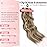 KooKaStyle Clip in Synthetic Hair Extensions Long Wavy 4PCS Thick Hairpieces Ash Blonde Balayage Fiber Double Weft Natural Hair Extensions 20 Inch for Women