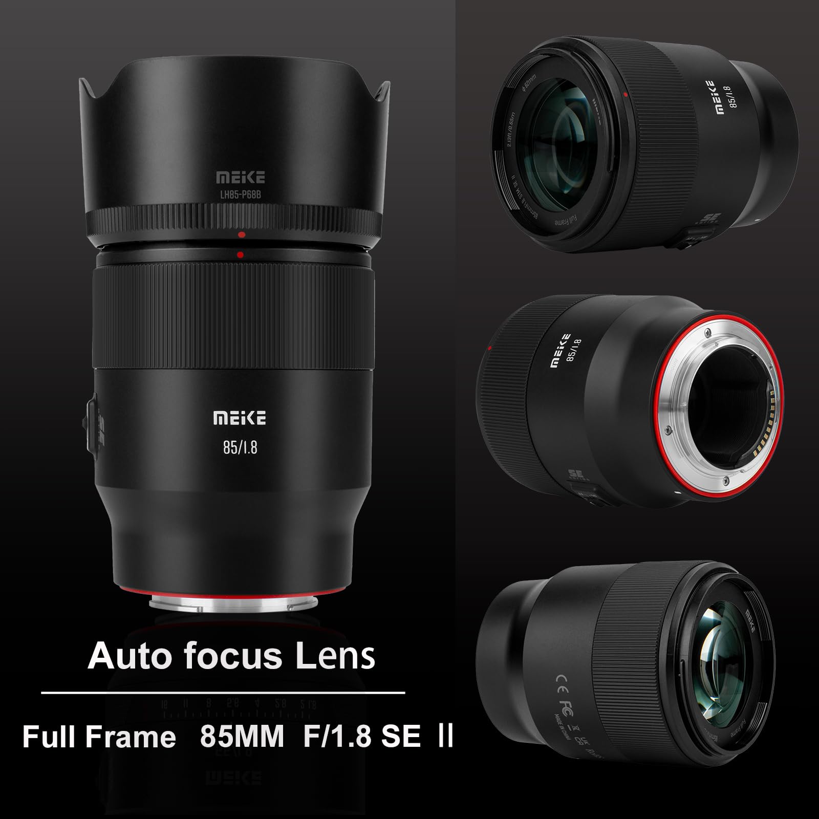 Amazon.co.jp: Meike 85mm f1.8 SE II フルフレーム STM 高解像度 8K