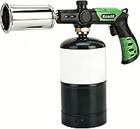 KOACKL 8010 Propane Torch Head with Igniter - Adjustable Flame Kitchen Blowtorch for Grilling, Cooking, Soldering (Tank Not Included)
