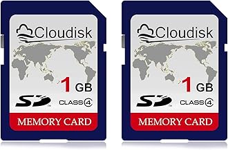 Pack of 2 SD Card 1GB Class 4 Flash Memory Card 1G SLC Stanard Secure Digital Cards (1GB)