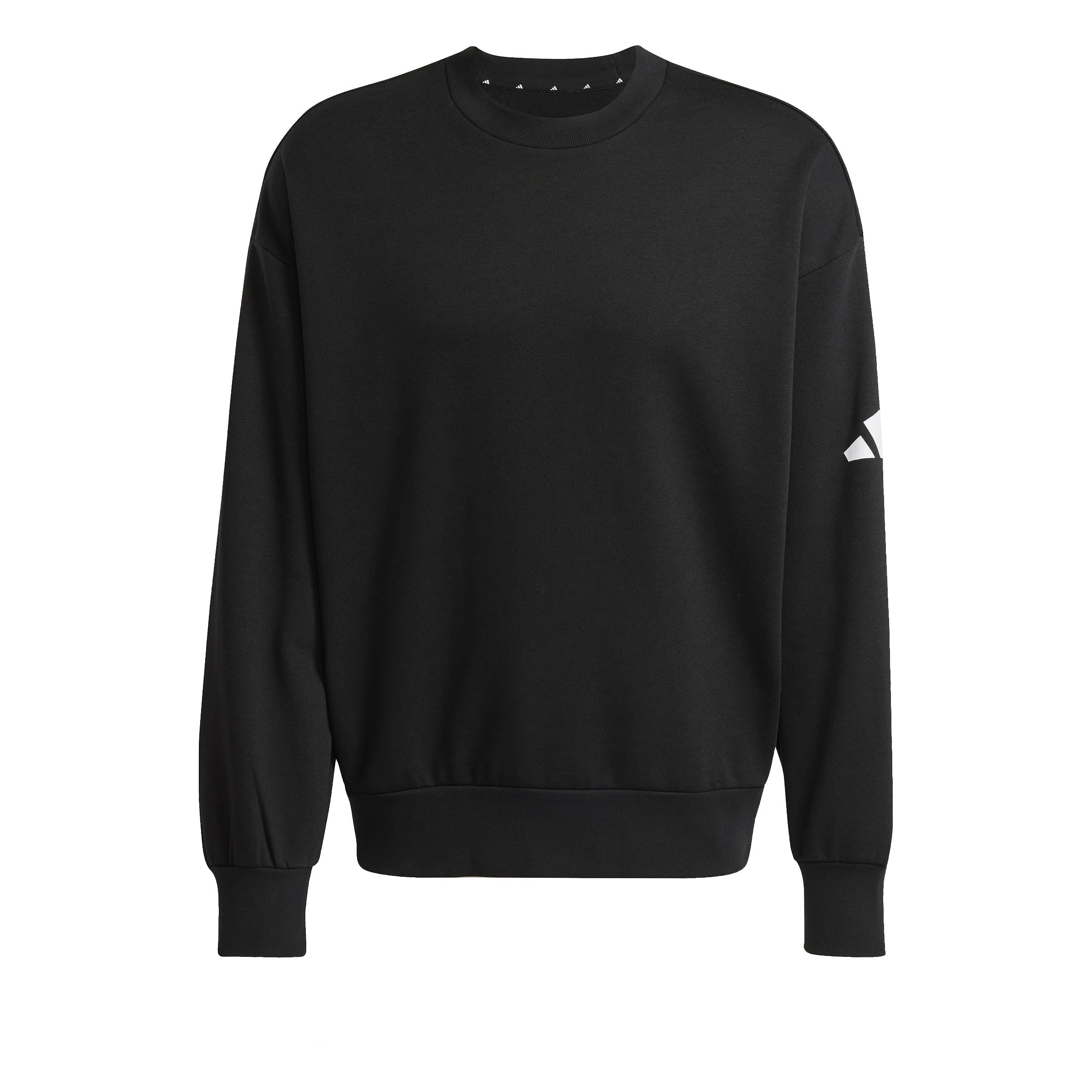 Adidas Men's Noir Baggy Sweatshirt Essentials Three Bar Extra Large