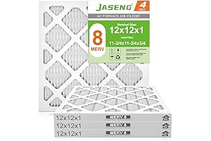 JASENG MERV 8 12x12x1 Air Filter: Enhanced Dust Defense for Your HVAC System