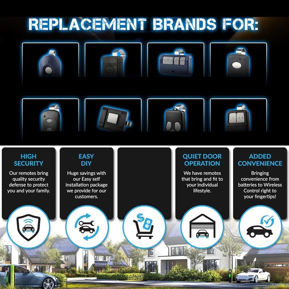 2X 820CB SafetySensor Eye Bracket Kit, Garage Door Openers 1997 Onwards, Replacement 41A5034 A