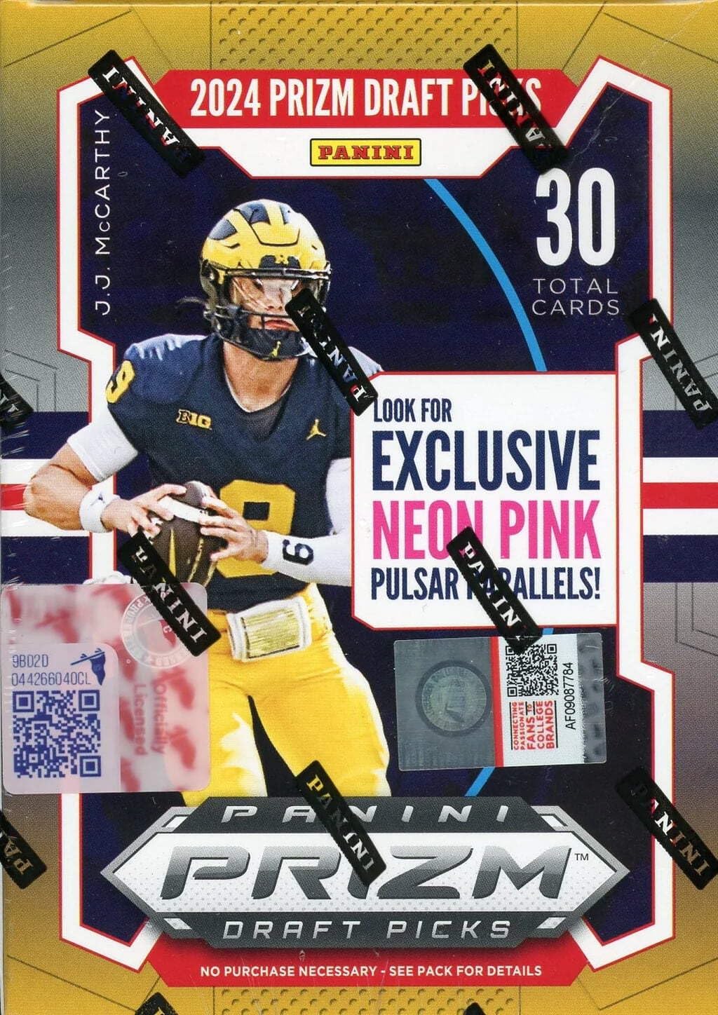 Amazon.com: 2024 Panini Prizm Draft Picks Football 6-Pack Hobby