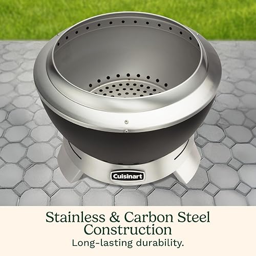 Miniatura 4 de Cuisinart COH-1900 Cleanburn - Fogata sin humo de 19.5 pulgadas con bandeja de cenizas fácil de limpiar
