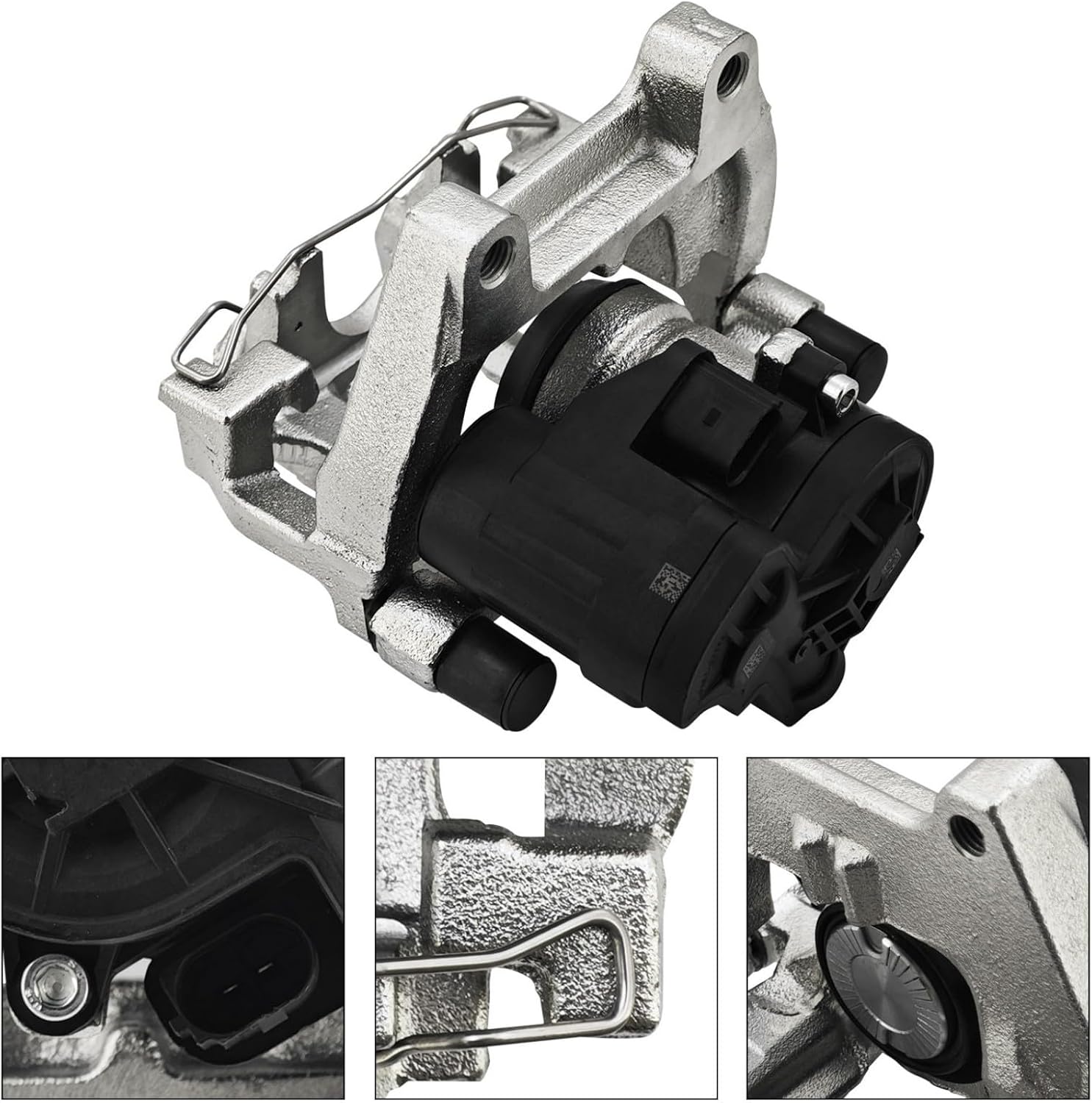 3Q0615424A Disc Brake Caliper Assembly w/Actuator Rear Right Passenger Side Compatible with Volkswagen Atlas, fits for Arteon fits for Tiguan 2018-2024