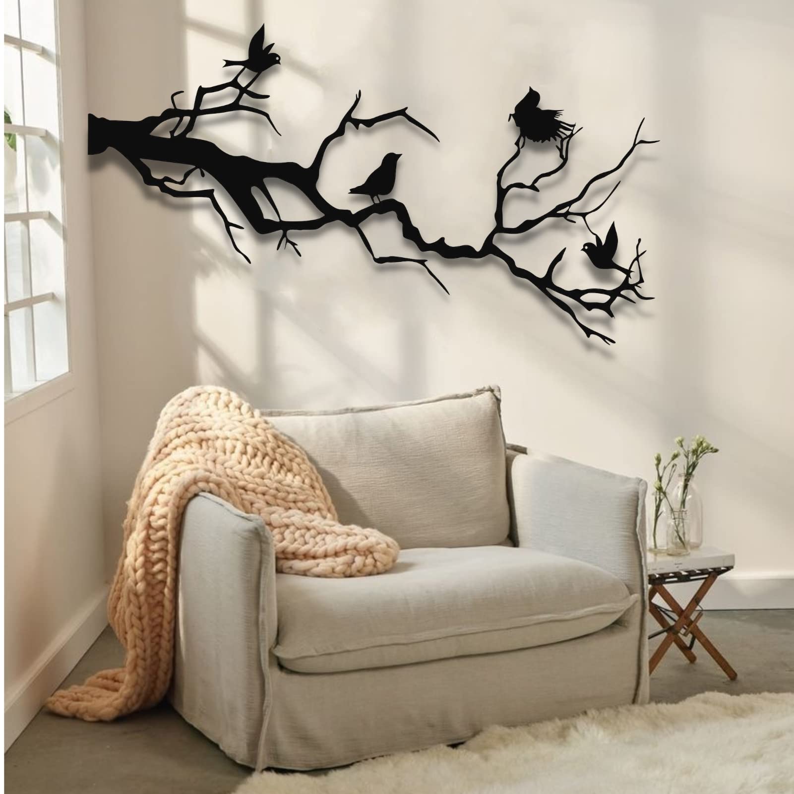 Tree Branch Wall Art Half Moon Tree Of Life Wall Art
