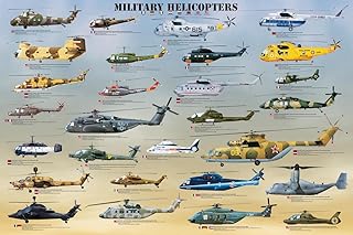 EuroGraphics Military Helicopter Poster 24 x 36