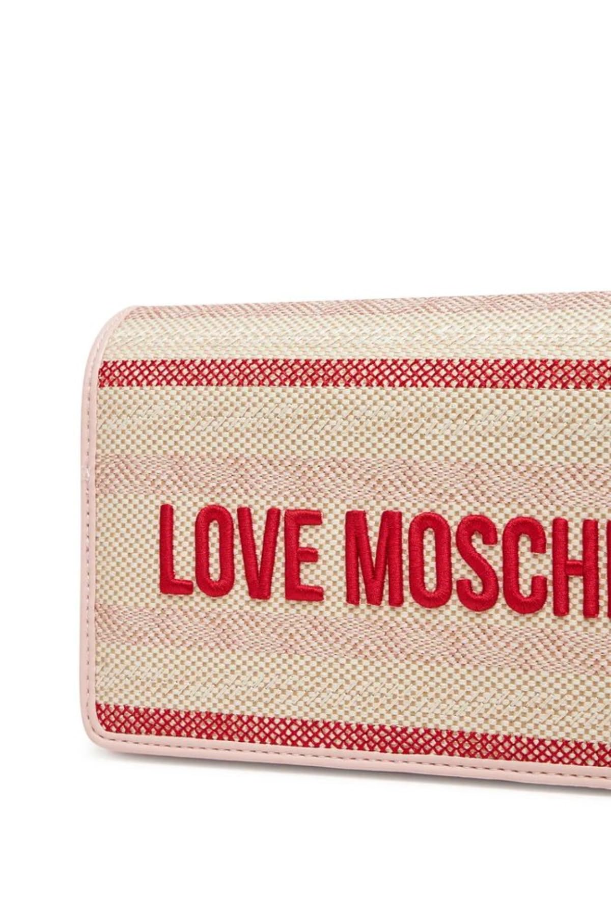Love Moschino BORSA CANVAS NATURALE+PU CIPRIA