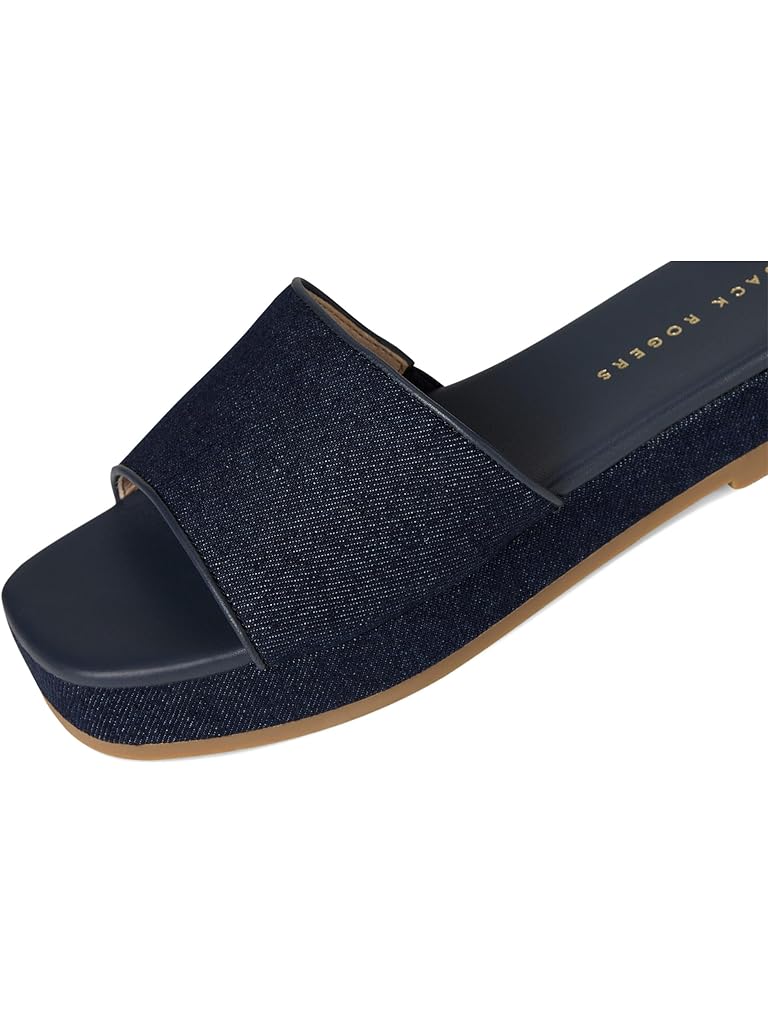 Blue Jack Rogers Bay Flatform Sandal - Raffia