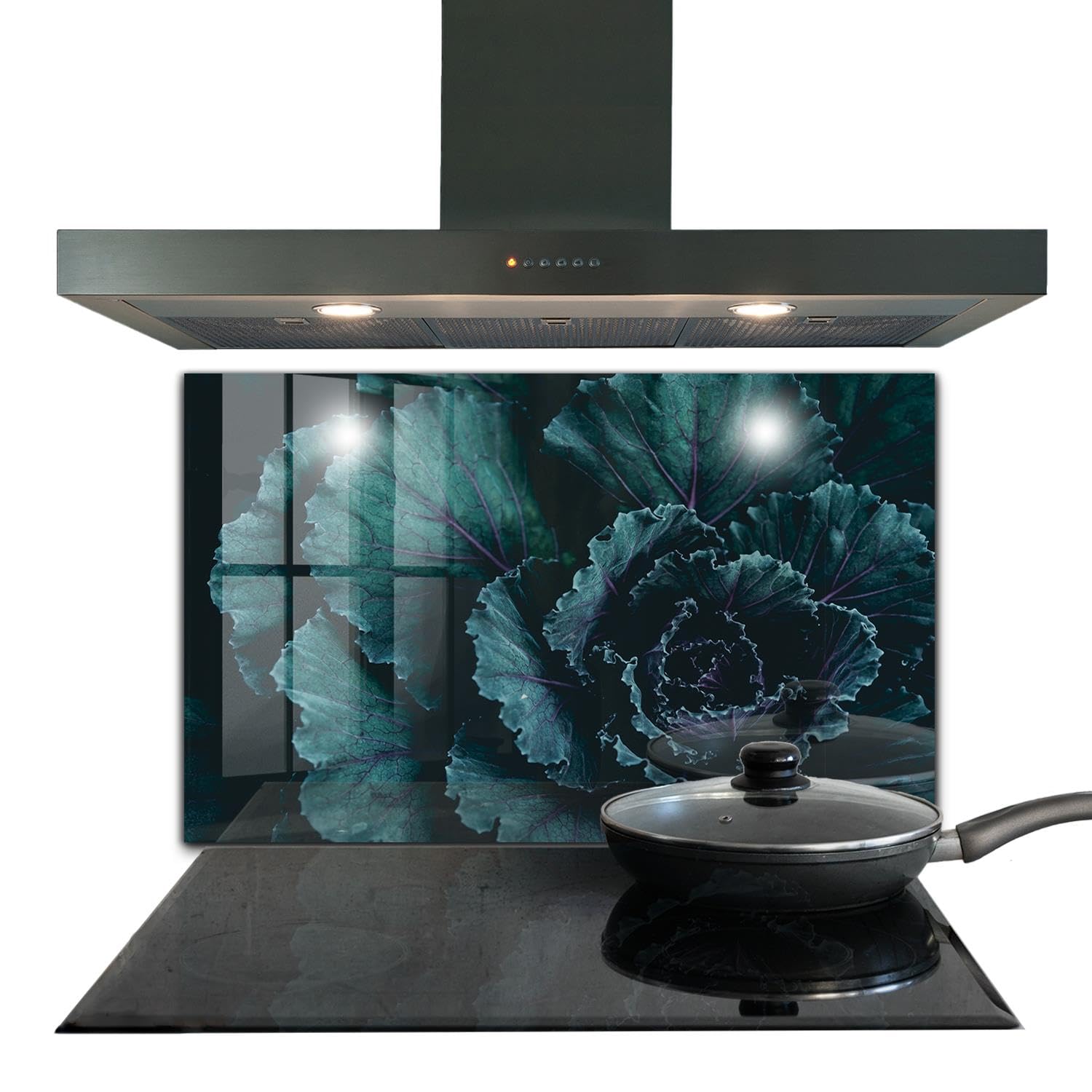 Panneau autocollant en verre trempé Wallfluent 100x70 cm premium