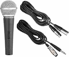 ダイナミックマイク レトロスタイル 約3mケーブル　DENON DM-200 ダイナミックマイク レトロスタイル 約3mケーブル DENON DM-200