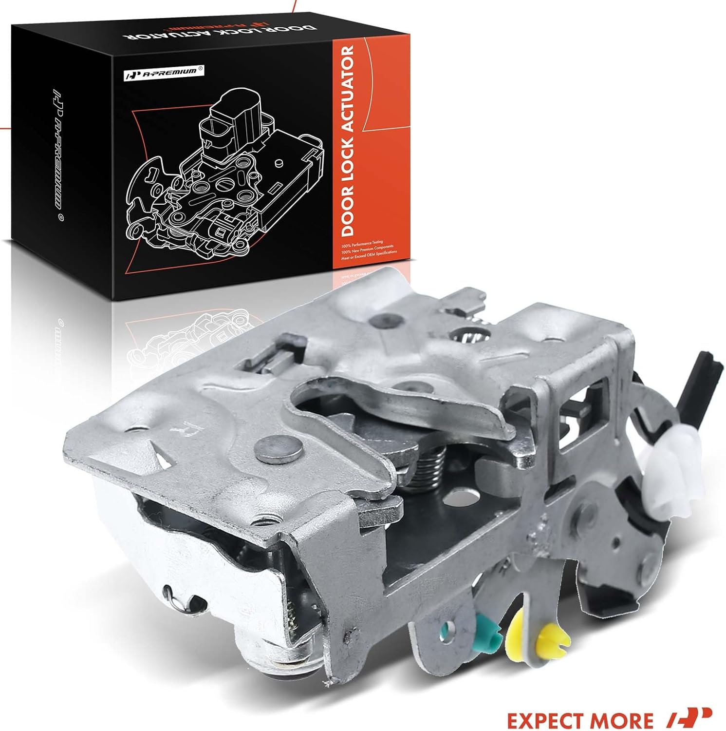 A-Premium Rear Right Passenger Side Door Lock Actuator Compatible with Ford Explorer 1996-2001, Explorer Sport Trac 2001-2002 & Mercury Mountaineer 1997-2001