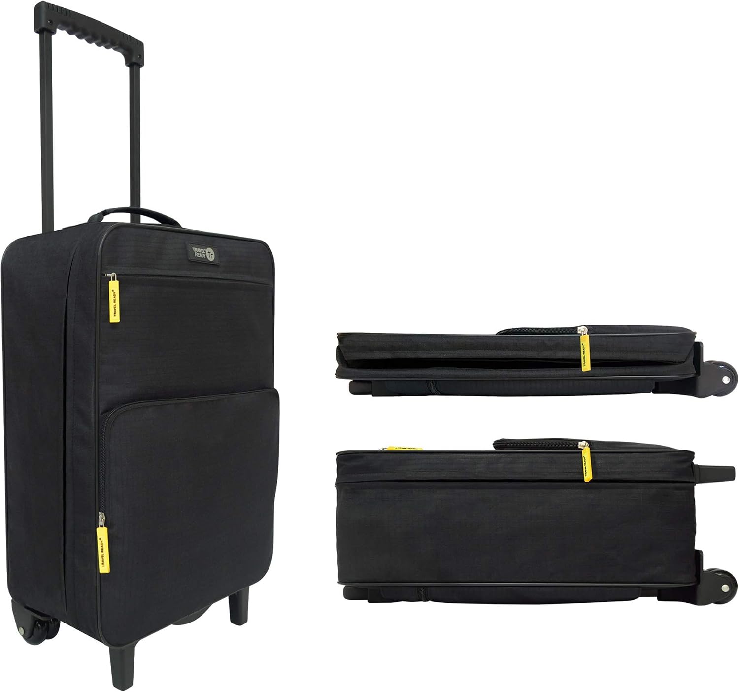 Travel Ready 4-Wheel Super Lightweight 4.5Ibs Collapsible 20-Inch Cabin Luggage. Made of High Tensile Strength Materials. Approved for All Major Airlines (Colours)