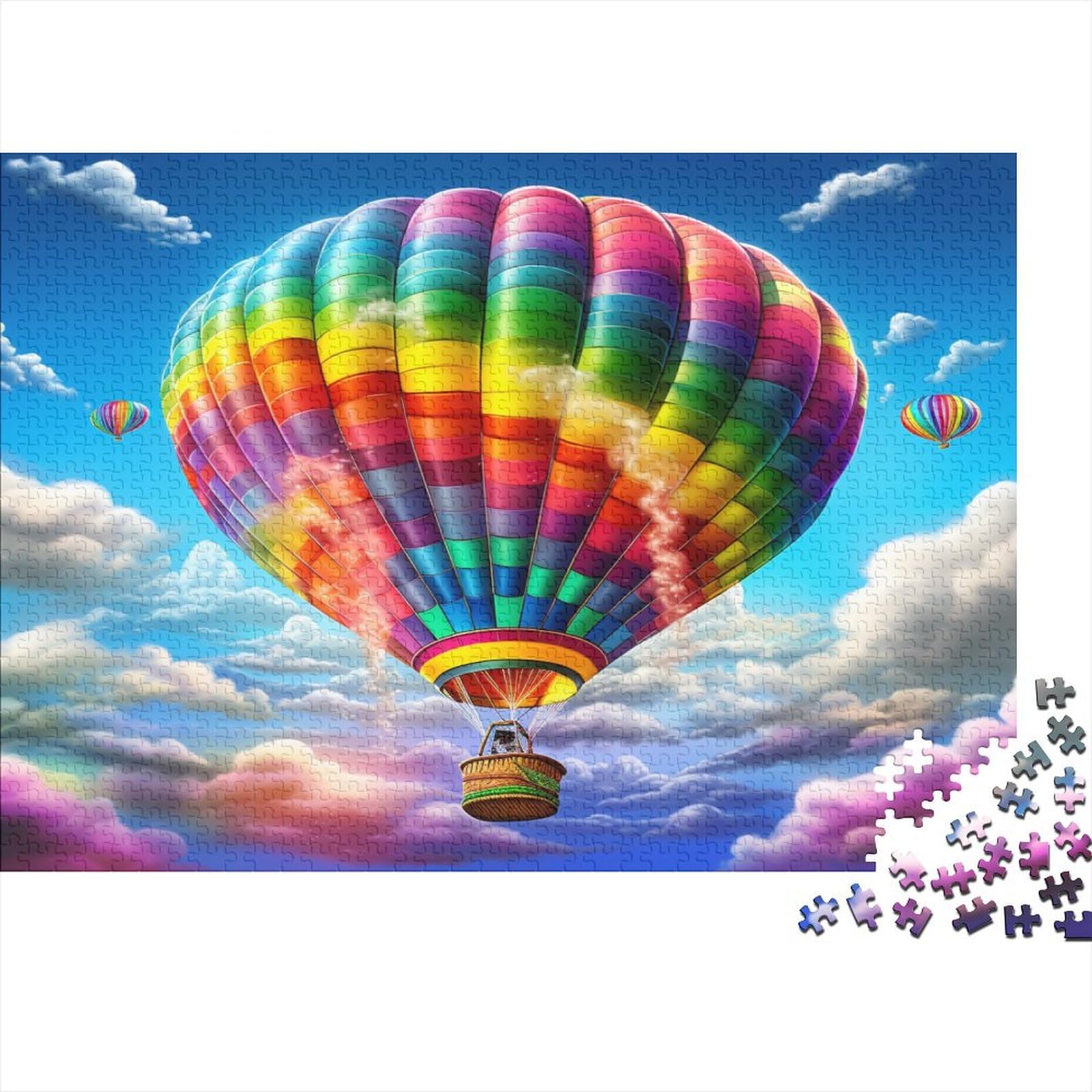 Puzzle de globos de 500 piezas premium como regalo original de cumpleaños para amigos