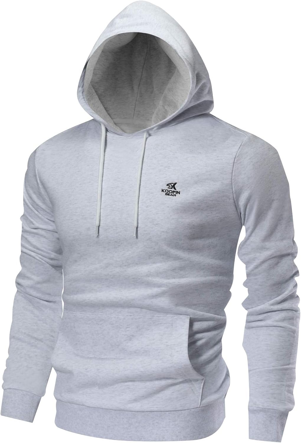 slim fit pullover hoodie