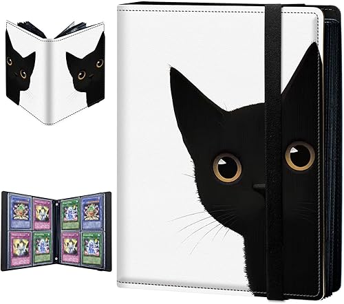 Carpeta para tarjetas de intercambio, 4 bolsillos para tarjetas intercambiables, 400 bolsillos de doble cara, funda para tarjetas de tamaño