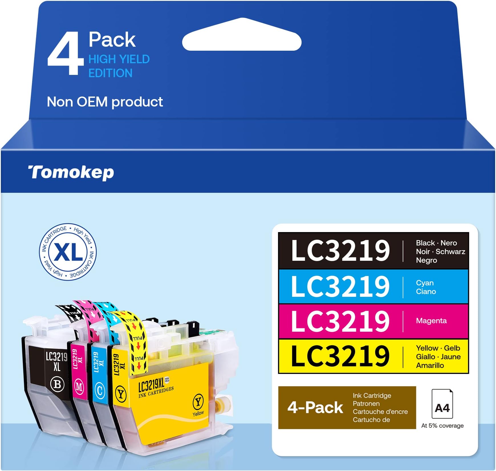 Brother LC3219XLM Inkjet Cartridge, Magenta, Single Pack, High Yield