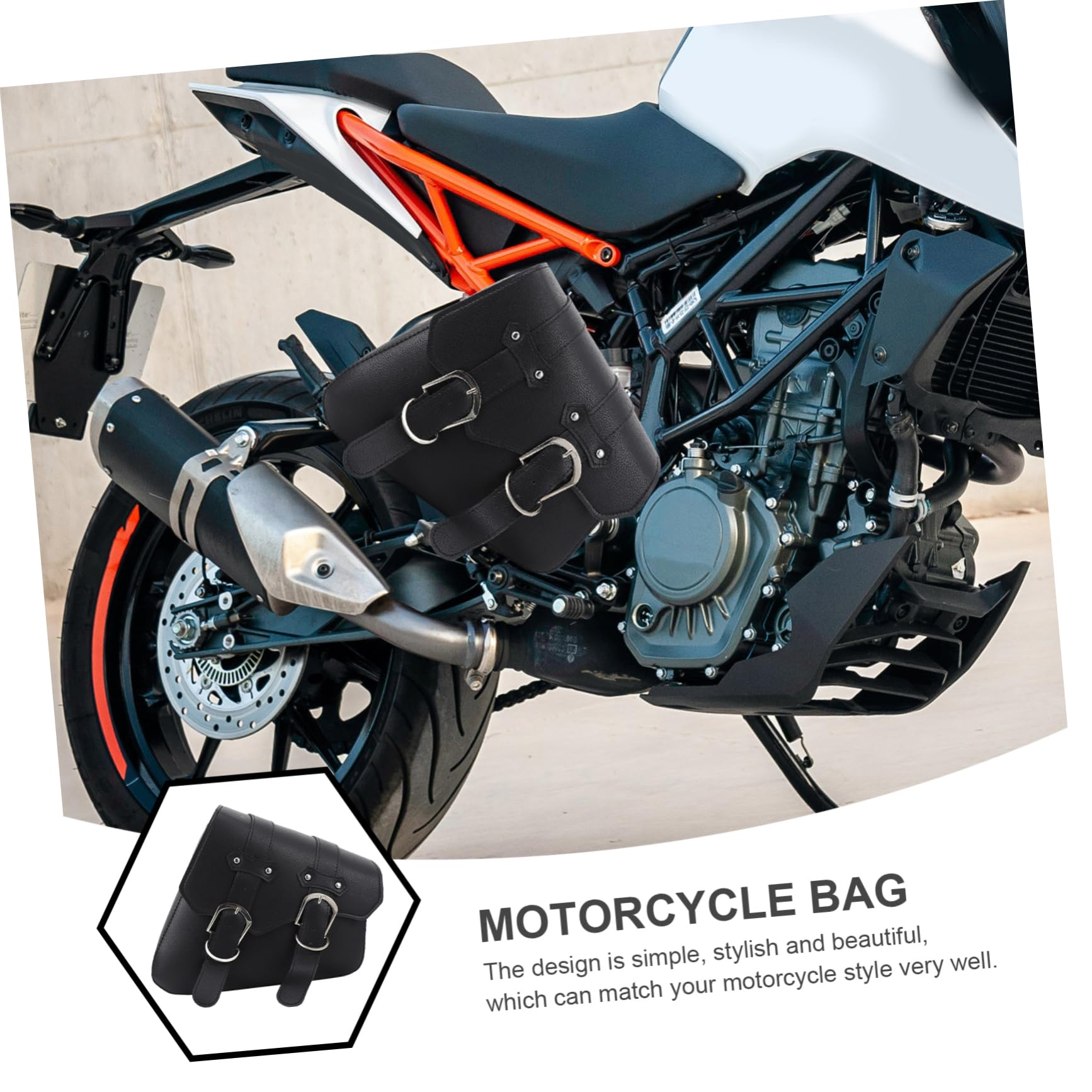 OUNONA Zestaw Torby Motocyklowej I Bagażu Boczna Saszetka Z Torbą Narzędziową Przenośna Torba Wisząca Do Skutera Samochodu