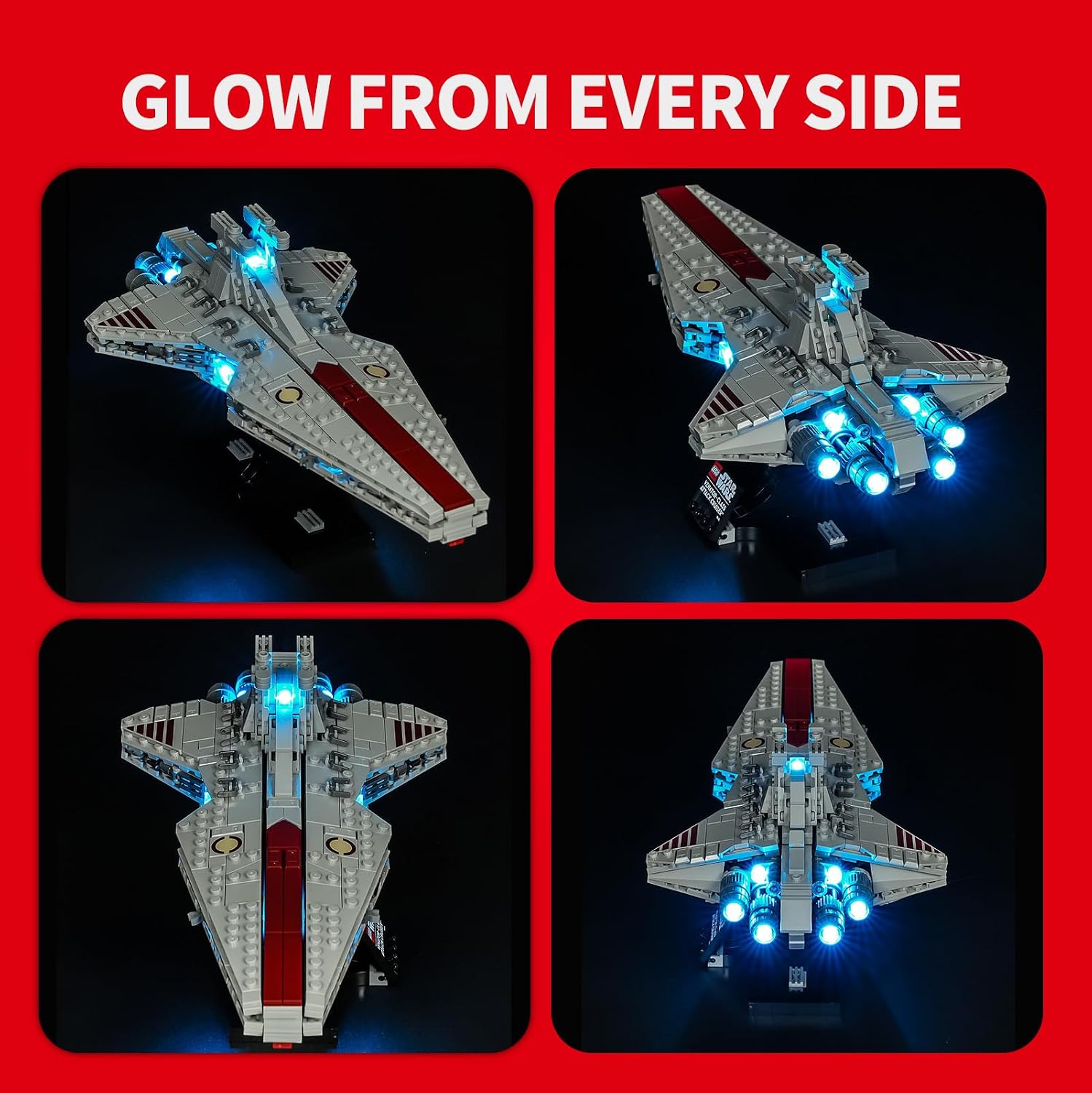 BRIKSMAX 2.0 Light Kit Compatible with Lego Star Wars Venator-Class Attack Cruiser 75441 Building Sets- Original LED Lighting Kits (Accessories Only) for Display, Gifts & Collectors