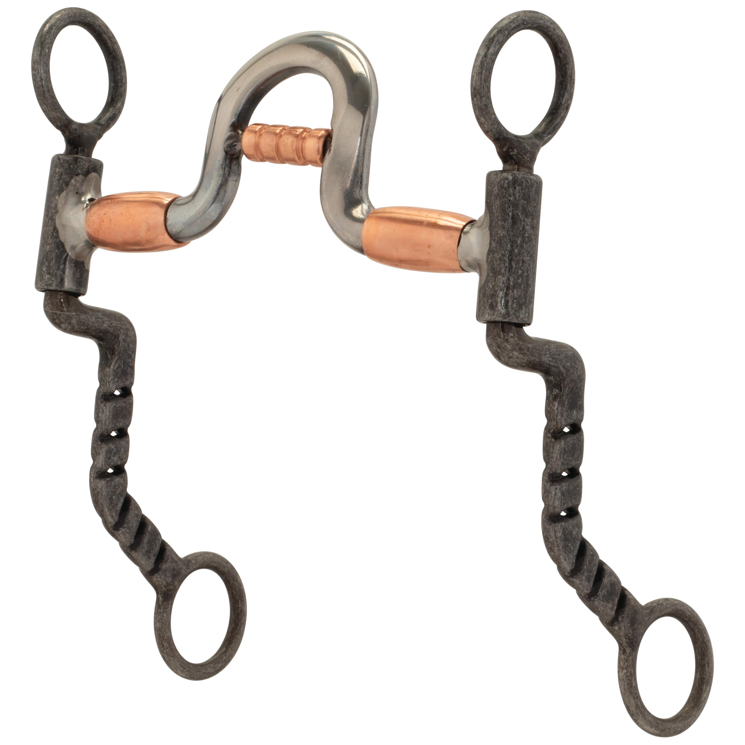 Weaver Leather Weaver Equine Ken McNabb Buffed Black Sweet Iron bits Brocas de Caballo, Unisex, Negro Pulido