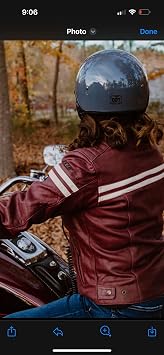 Soman H6 Half Helmet with Harley Compatible 7-Pin Headset