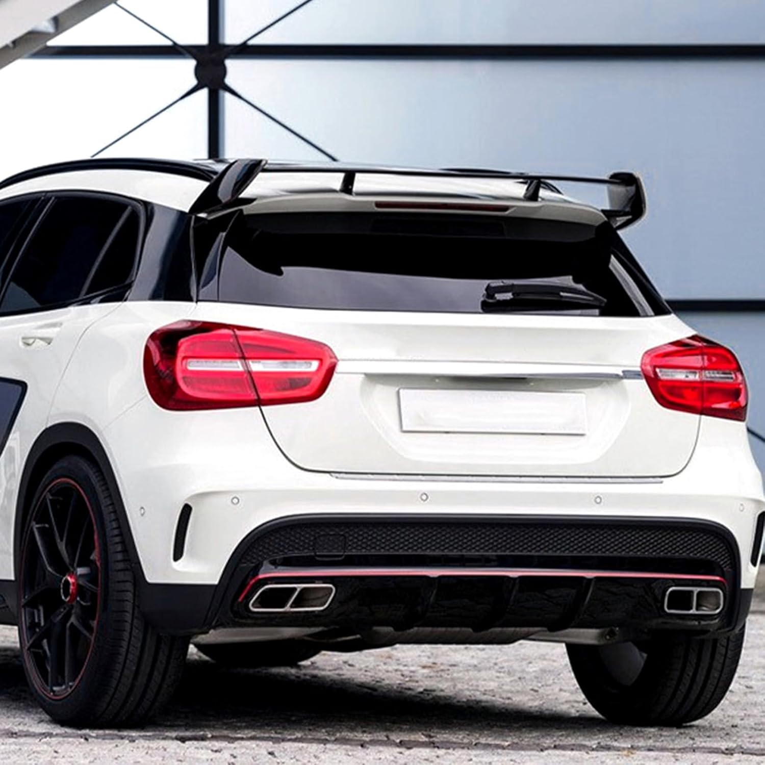 Rear Trunk Spoiler Wing for Mercedes X156 GLA-Class GLA250/45 AMG 2014-2019 AA +Bolts Set