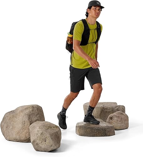 Miniatura 5 de Arc'teryx Cormac - Camisa de cuello redondo para hombre, transpirable, de secado rápido, para entrenamiento de gimnasio, senderismo, correr,