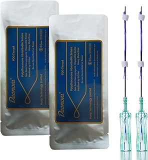 Pdo Thread For Face Multi 16 Lines Threads 21G 60MM Nasolabial Folds Blunt Thread(20pieces)