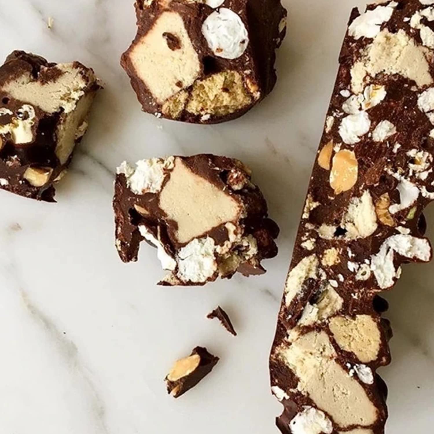 Seed + Mill - Halva - Pistachio - Vegan, Kosher, GlutenFree - Enjoy This Soft, Fudgelike Candy Made from Sesame Paste & Pistachios - Great for Snacking or as a Dessert - 8 oz (Pack of 3)