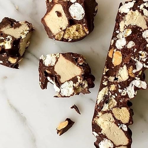 Miniatura 5 de Seed + Mill - Halva - Chocolate negro y coco tostado - Vegano, Kosher y sin gluten - Disfruta de este dulce dulce dulce hecho de pasta de sésamo y