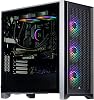 Velztorm Tentorix Custom PC Gaming Tower 240 mm AIO, AMD Ryzen 7 5800X3D 8-Core, GeForce RTX 3070 8GB, 16GB DDR4, 2TB PCIe SSD, AC WiFi, RGB Fans, 750W PSU, BT, Win 10H VELZ0057